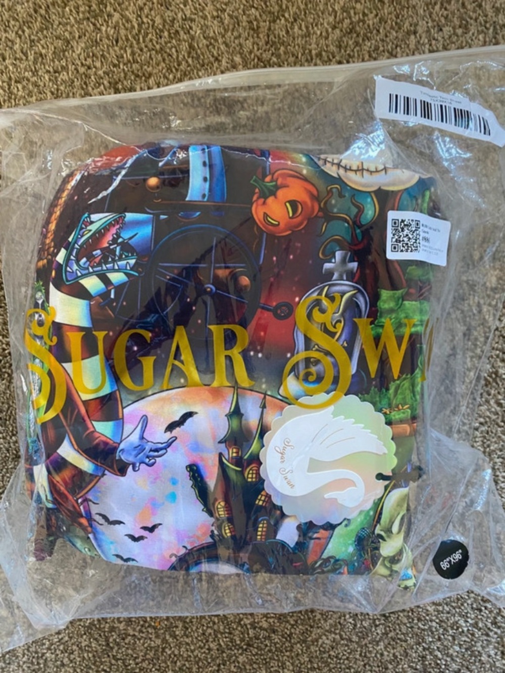 Sugar Swan Timtastic bamboo twin sheet NWT